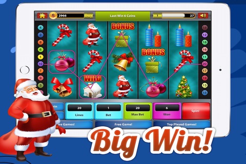 A Merry Christmas Santa Slots Machine screenshot 2