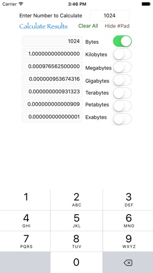 Scooter's Byte Calculator