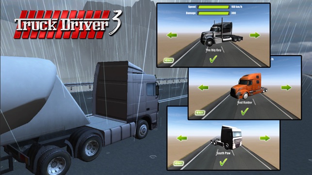 Truck Driver 3 : Rain and Snow Trucking 3D(圖2)-速報App