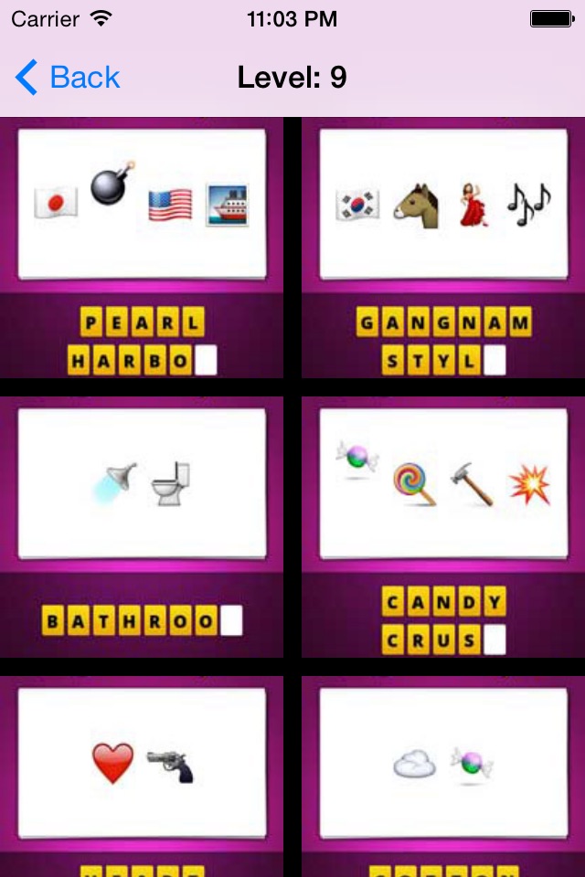 Answers for Guess the emoji screenshot 2