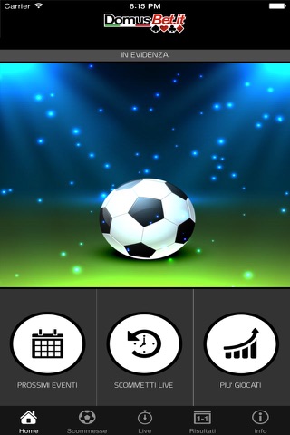 DomusBet screenshot 2