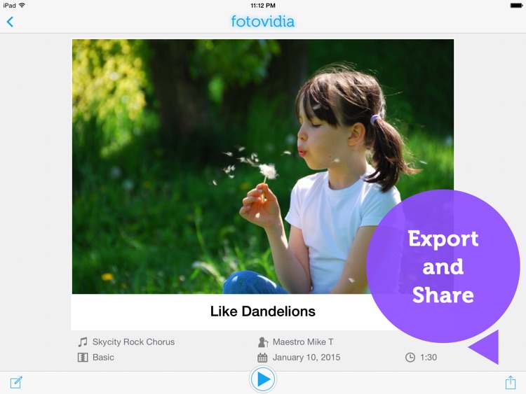 fotovidia hd: slideshow video maker from photos and music screenshot-3