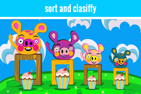 Sort and match: educational game with sorting and matching for kids and toddlers free screenshot 2