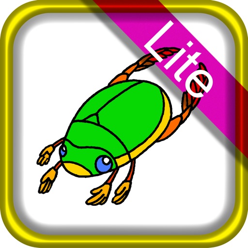 Insect Coloring for Kids Lite : iPhone edition icon