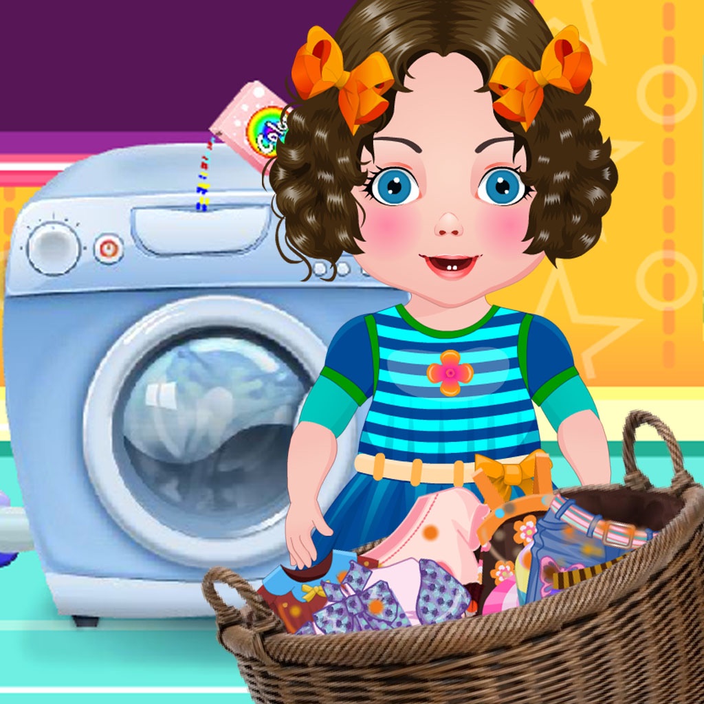Baby Washing Clothes icon