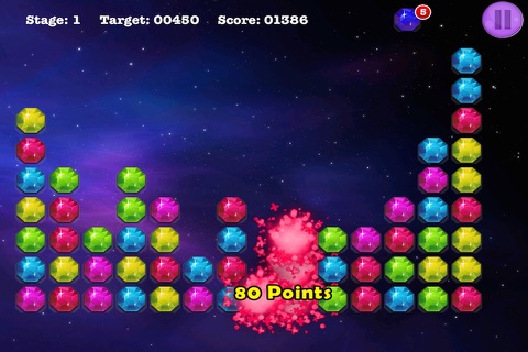 A Dazzling Jewel Tap - Color Match Puzzle Gem Challenge FREE screenshot 3