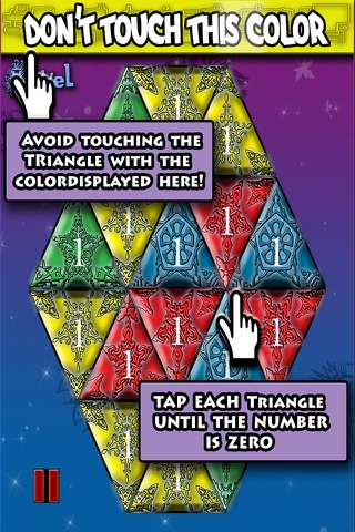 Colors Skip - Triangle Challenge screenshot 2