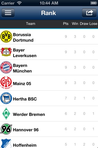 Bundesliga 2015/16 -- German football League screenshot 4
