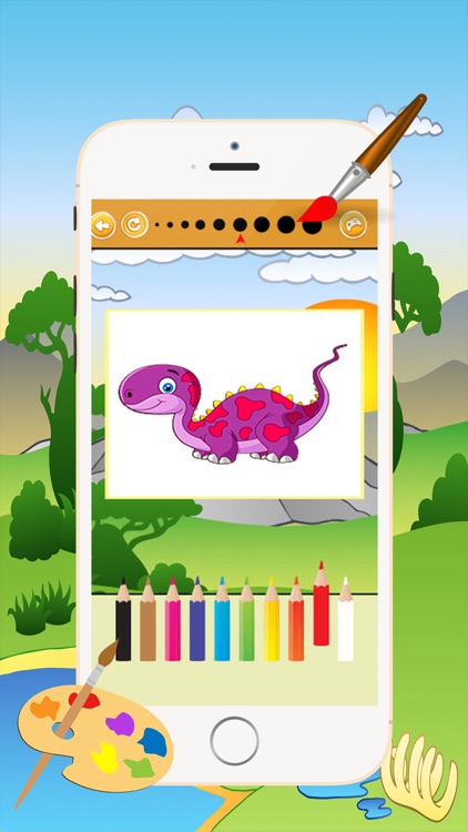 Dinosaur Coloring Book 4 - Drawing and Painting Colorful for kids games free