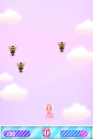 Flying Princess Fairy Escape - Killer Bees Avoiding Rush PRO screenshot 4