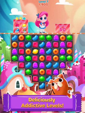 Скачать игру Candy Heroes Splash - match 3 crush charm game