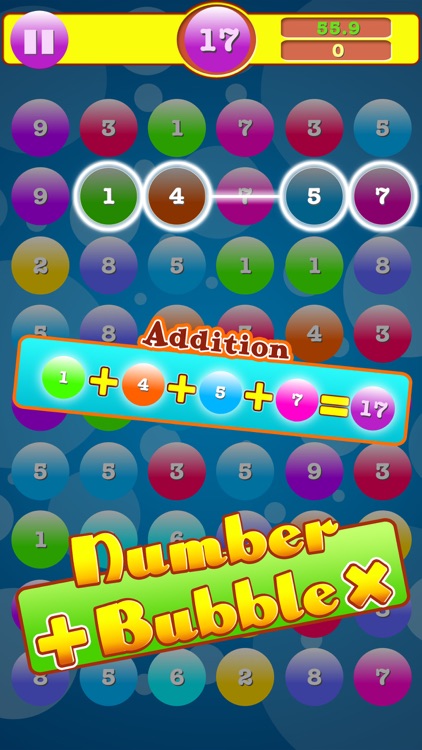 Addition & Multiplication Number Bubbles