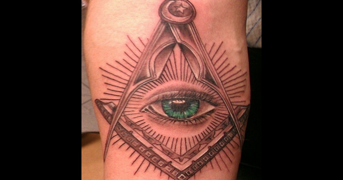 Masonic Tattoo on Body - Masonic Style Tattoo App for you 