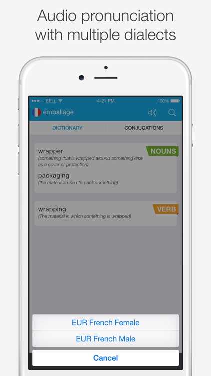 Translations: French - English Dictionary screenshot-3