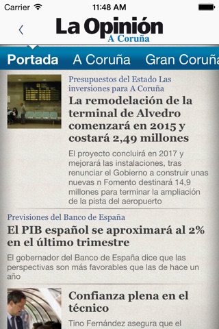 La opinión A Coruña screenshot 2