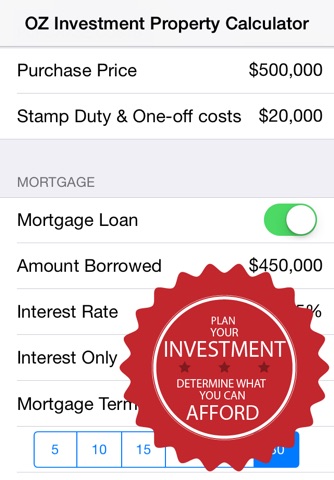 OZIPCAL Investment Property Calculator screenshot 2