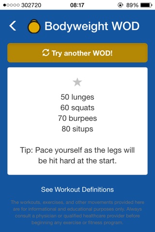 The WOD Generator: Workout screenshot 3