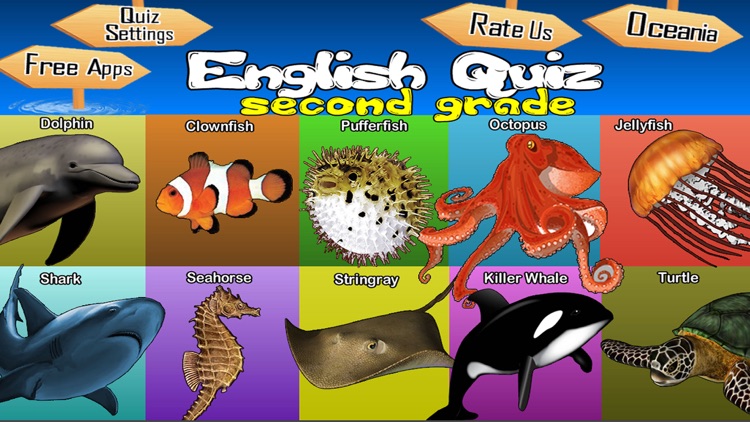 Animals Learn English - Second Grade