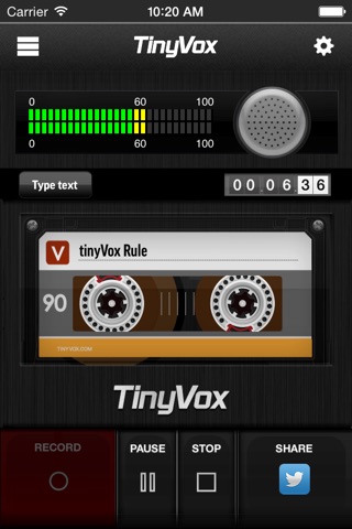 TinyVox Rec, The Social Telephone | Voicemail For Tumblr, Twitter, FB, YouTube screenshot 2