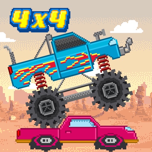 4x4 Retro Truck Run – Classic Roads Monster Legends Free icon