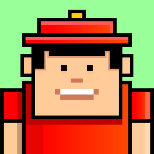 Flying Man Action Adventure Icon