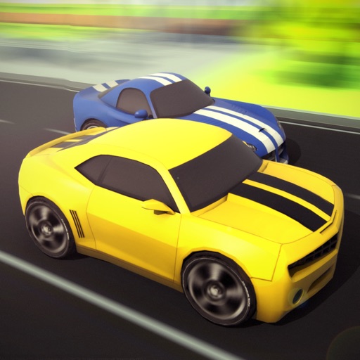 3D Traffic Toon Racer : Hi Speed Real Escape Racing Rivals in City Road Lite icon