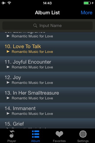 romance music - listen to love screenshot 2