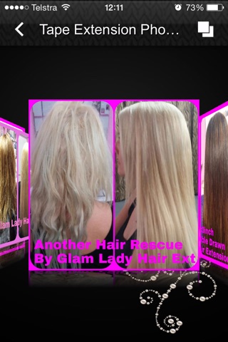 Glam Lady Hair Extensions screenshot 4