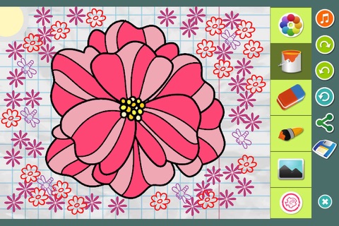 Flowers Coloring Pages screenshot 2