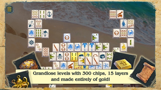 Mahjong Gold 2 Pirates Island Solitaire Free(圖2)-速報App