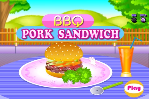Bbq Pork Sandwich - Cooking games screenshot 2