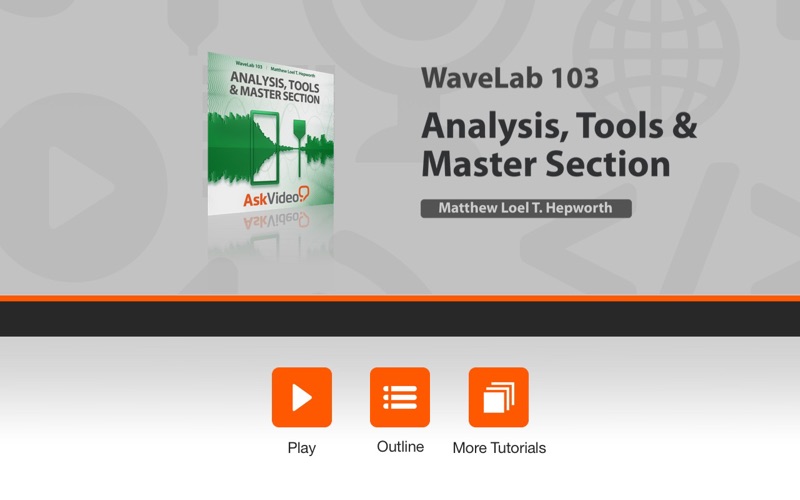 Course for WaveLab 103 - Analysis, Tools and Master Section thumbnail 1