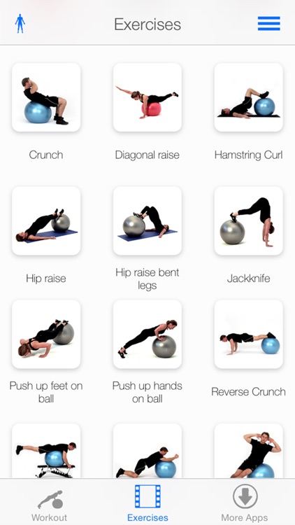 Virtual Trainer Gym Ball