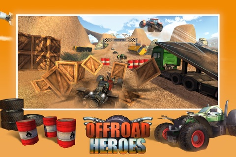 An Offroad Heroes Free: Action Destruction Rally Racing 3D screenshot 2
