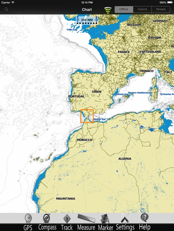 Ceuta GPS Nautical Charts Pro screenshot-3