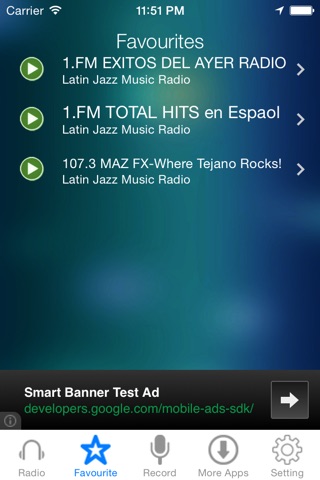 Latin Jazz Music Radio Recorder screenshot 3
