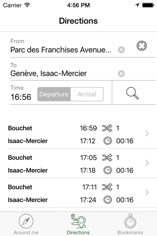 Itinera : Public Transport in Geneva screenshot 4