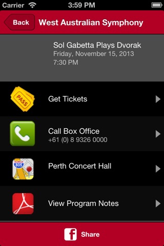 West Aust Symphony Orchestra screenshot 2