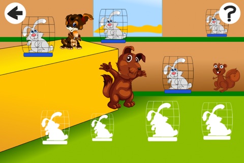 Animated Kids Learn-ing Game-s in The Pet Store with Small Animal-s Sort-ing by Size Find Objects screenshot 4