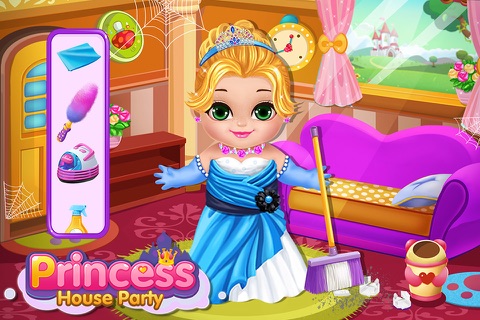 Princess Palace Party Salon - Play House Girls Games screenshot 2