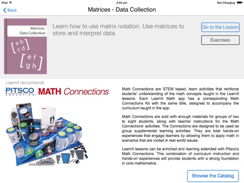 Matrices screenshot 2