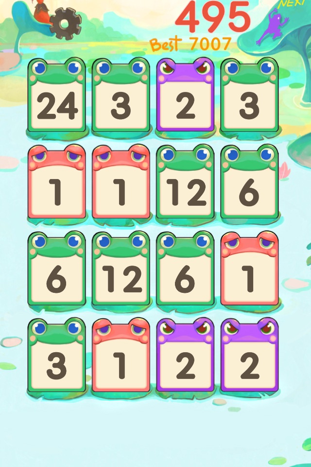 Frog Threes screenshot 3