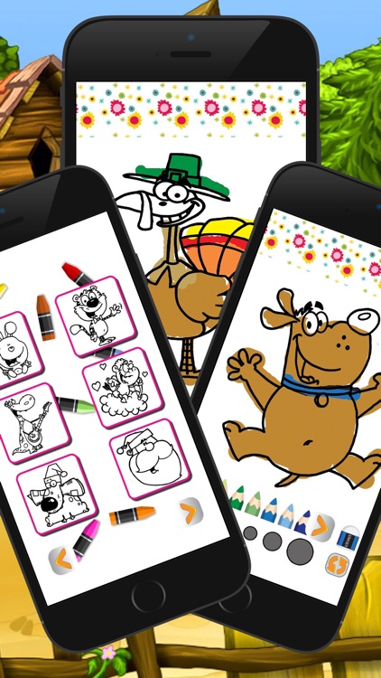 cartoon coloring page and book for kid screenshot-4