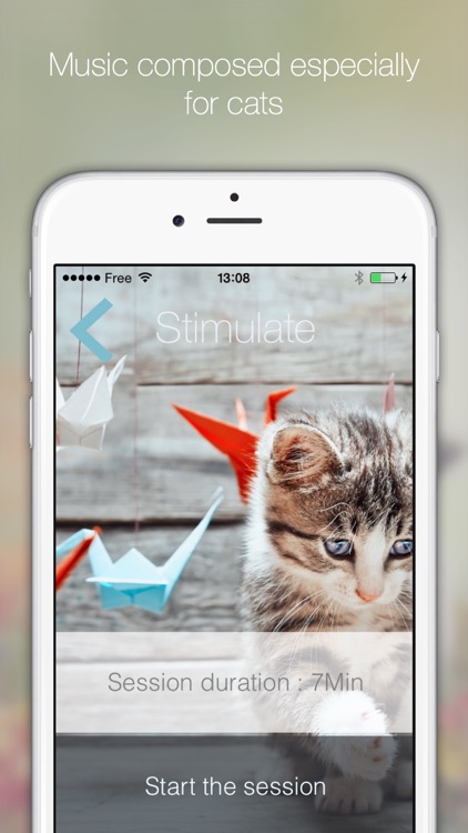 Cat Relax: A musical atmosphere for relaxation or stimulation of your cat. Have fun watching your cats react to the music composed for them screenshot-3