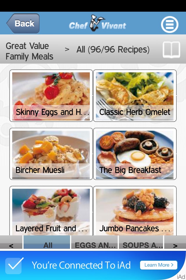 Chef Vivant Lite - iPhone Edition - Customizable, Interactive, Digital Cookbooks and Recipe Channels screenshot 3