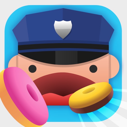 Cops and Donuts! Don't block the lines iOS App