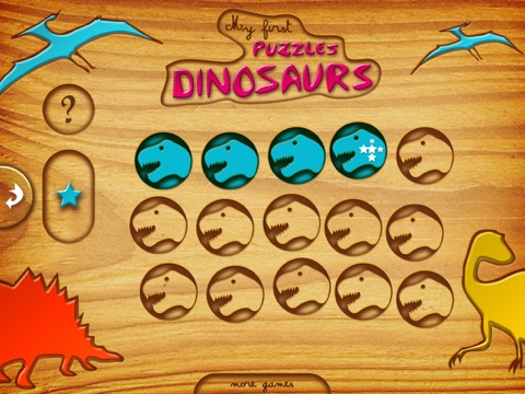 Скачать игру My First Wood Puzzles: Dinosaurs - A Free Kid Puzzle Game for Learning Alphabet - Perfect App for Kids and Toddlers!