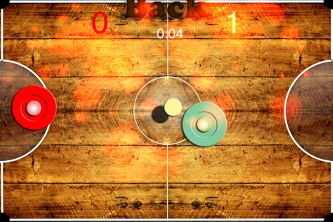 Air Hockey - Wood with Obstacles screenshot 2