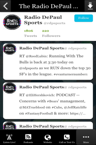 The Radio DePaul App screenshot 2