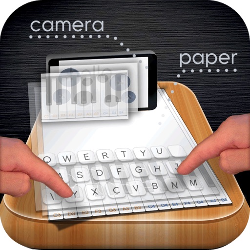 Paper Drum, Keyboard, Piano: 3 in 1